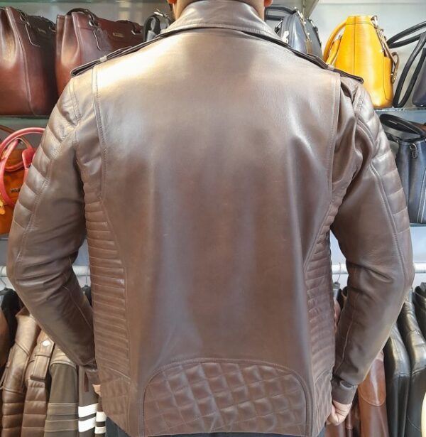 Louis bond Mens Leather Jacket