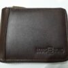 Louis bond Full zip leather wallet for men